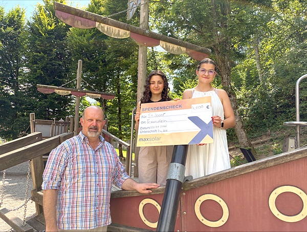 MaxSolar spendet für neues Piratenschiff in St. Josef Traunstein